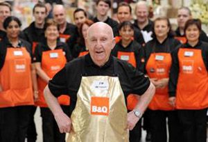 B&Q's oldest employee retires