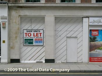34% of UK town centres saw more empty shops in Q1 2012 than 2011...