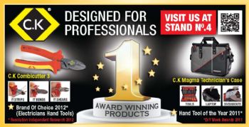 CK Tools to exhibit at Screwfix Live