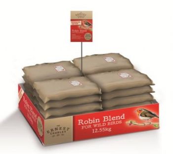 Free Robin Blend with Gardman's new bird tables