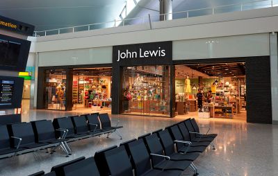 John Lewis takes off at Heathrow