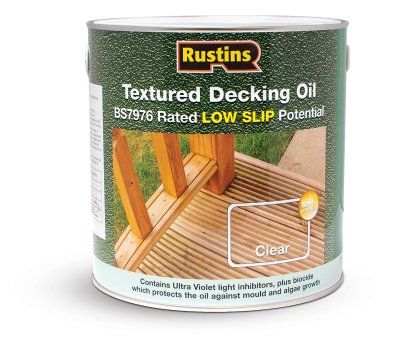 No slip-ups with Rustins decking oil