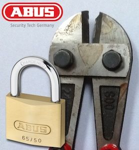 Abus 65/50 padlock foils locksmith