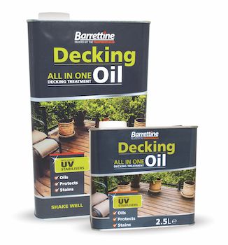 Barrettine Decking Oil offers special formula