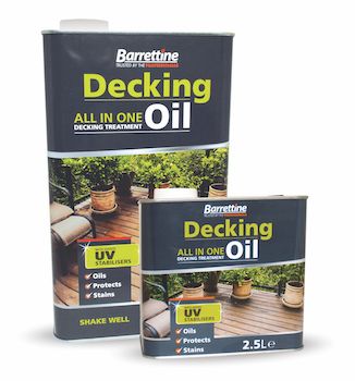Barrettine Decking Oil offers special formula