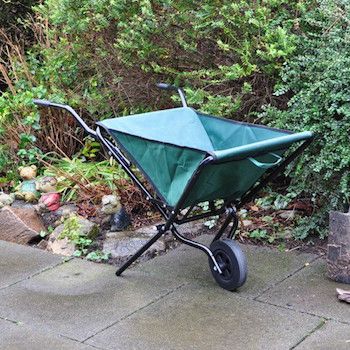 Foldable wheelbarrow perfect for small gardens