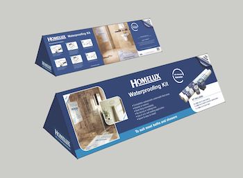 Permanently waterproofing showers with Homelux